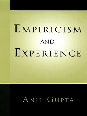 cover image of Empiricism and Experience